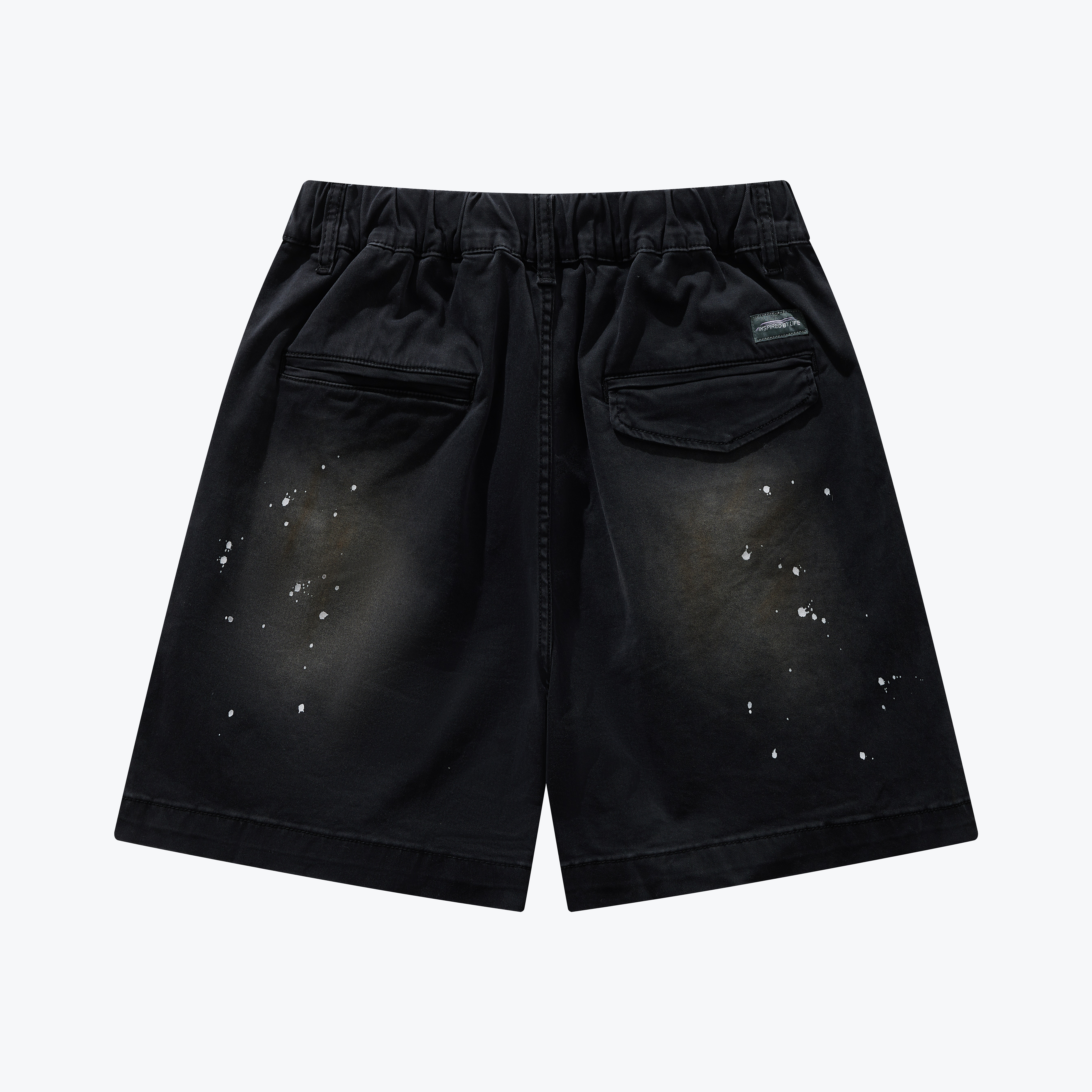 [現貨] Sense Heavy Washed Smudged Chino Short Dull Black | M24-02BK