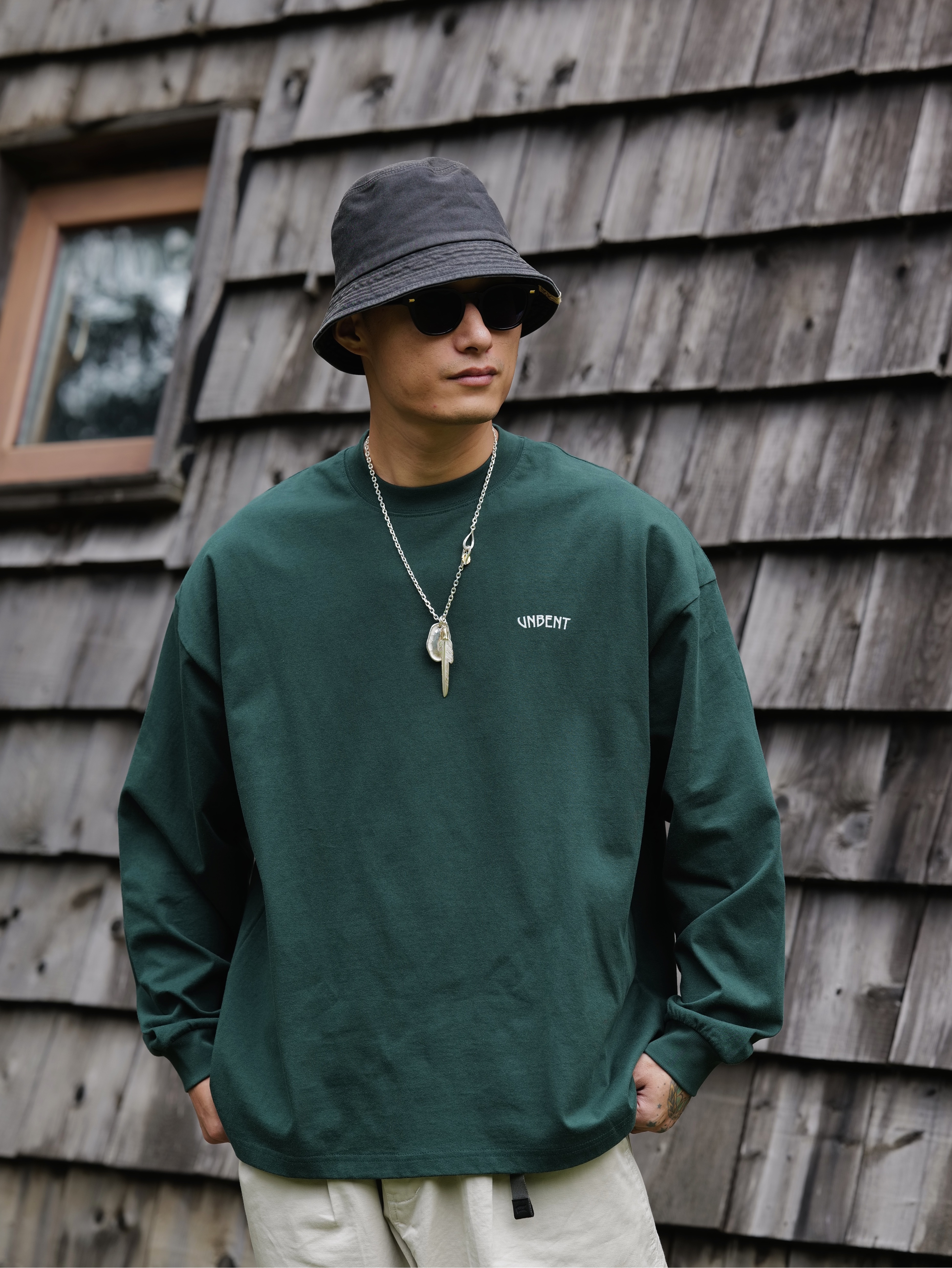 #預購 UNBENT 24AW 打底 純棉 基本款 圓領長袖 7色