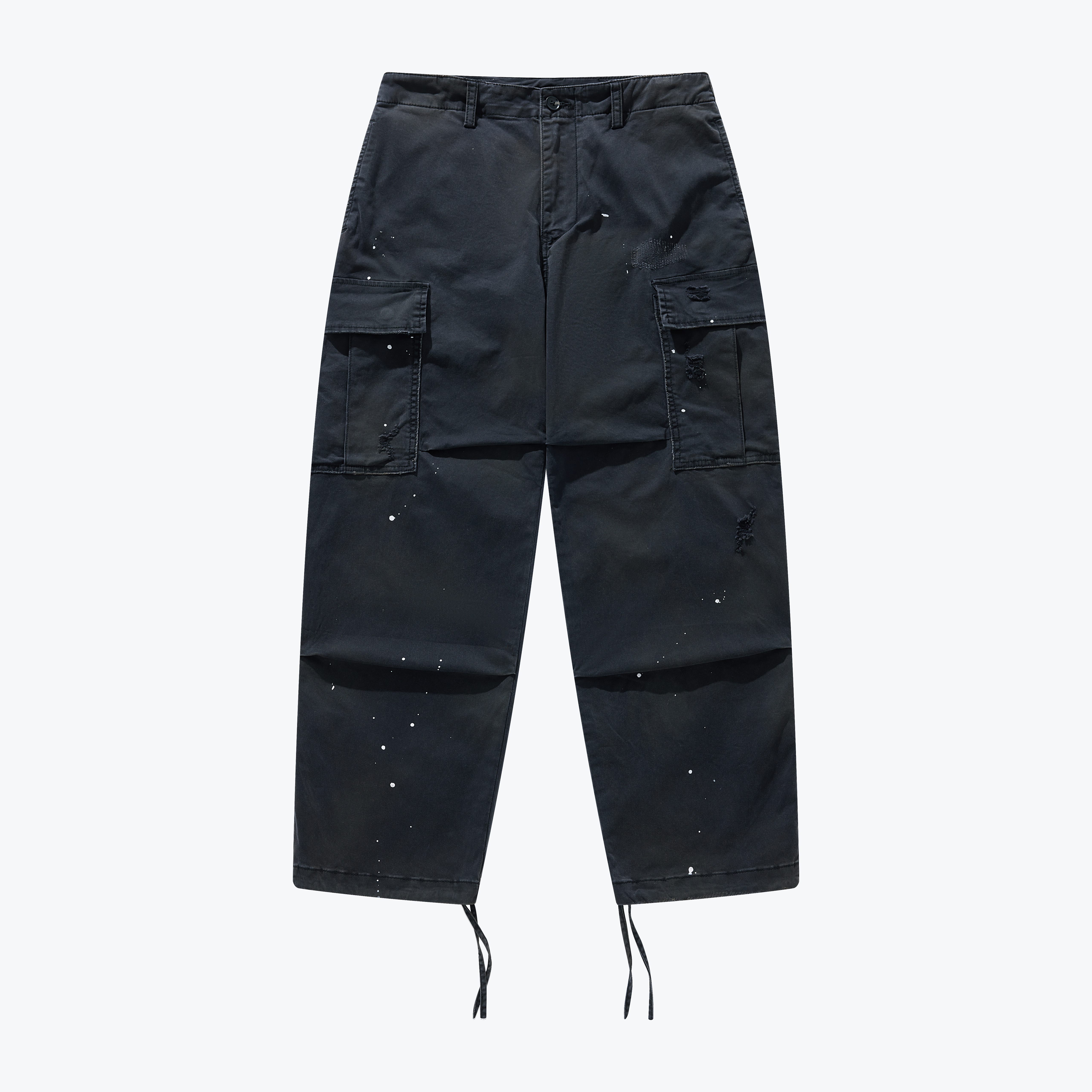 [現貨] Sense Heavy Dirty Wash Cargo Pants Dull Black | M24-18BK
