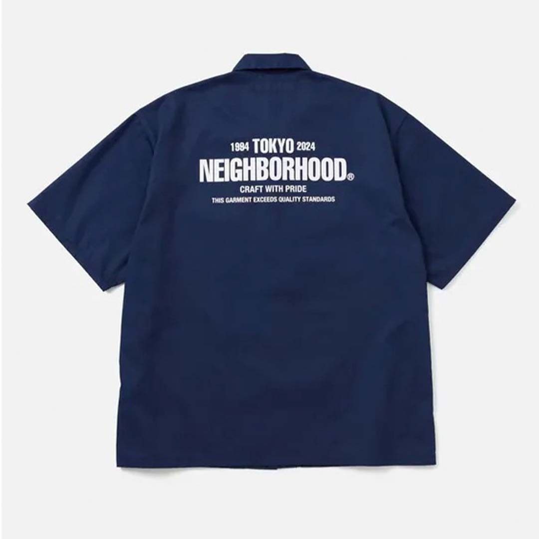 2024SS NEIGHBORHOOD CLASSIC WORK SHIRT SS 東京 限定 短袖 襯衫 現貨