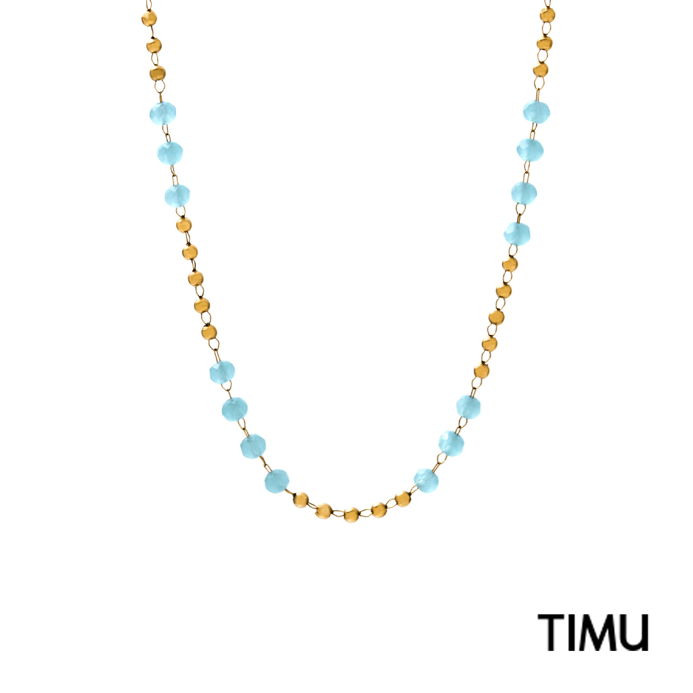 平價飾品,TIMU聯名,鋼鍍18K金,項鍊