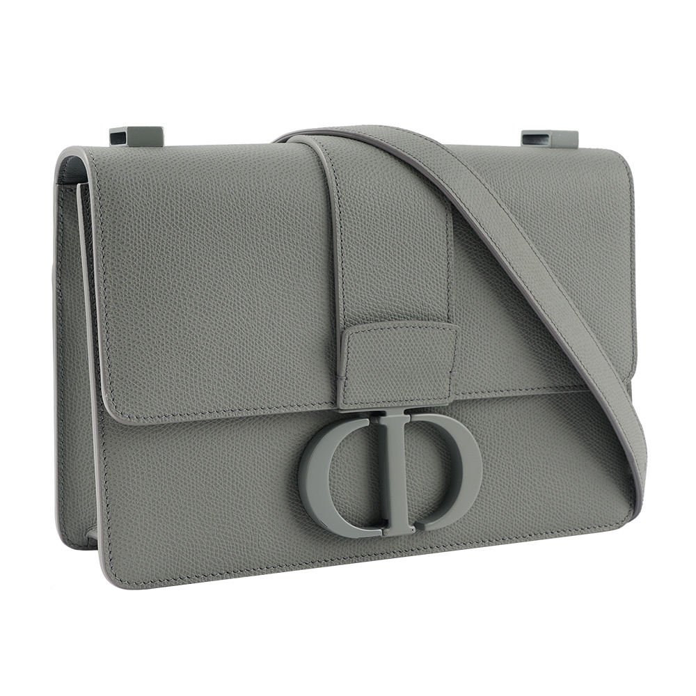 【CHRISTIAN DIOR】Montaigne 30 粒紋牛皮霧面釦翻蓋斜背包