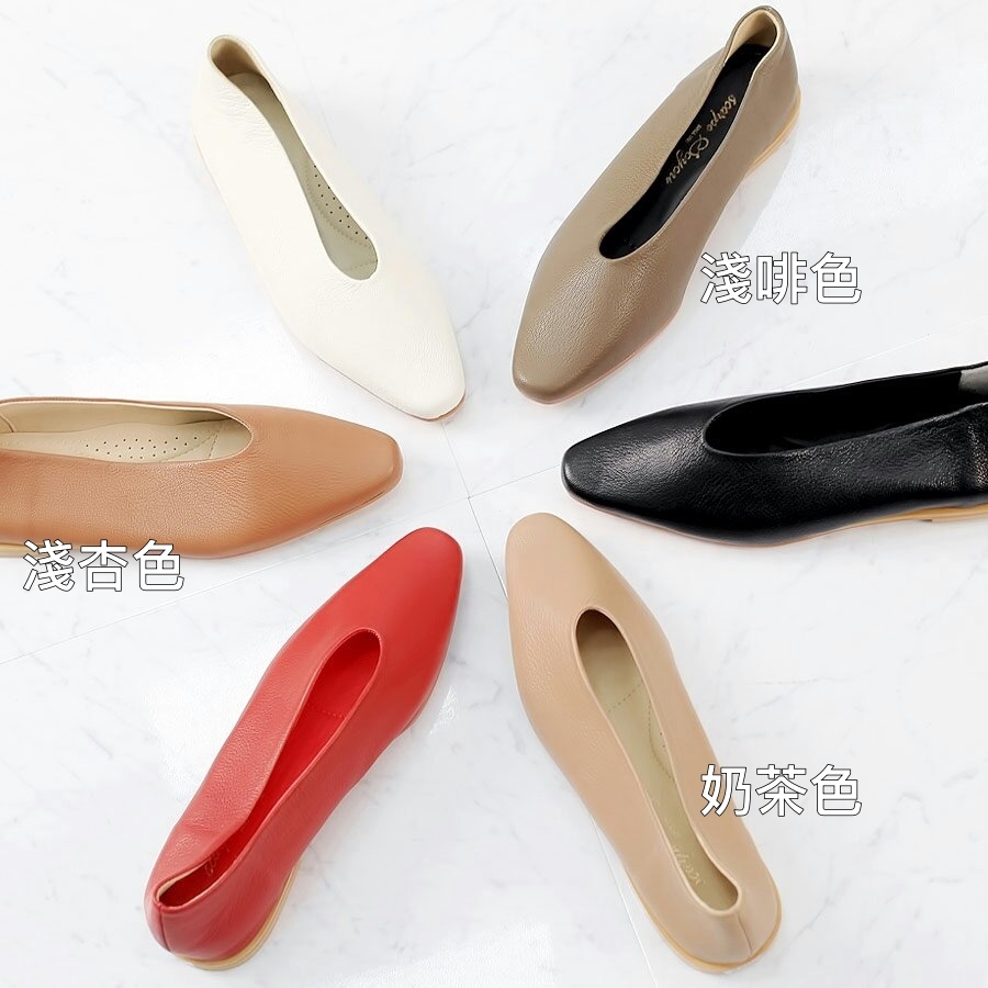 SO-YOU- 讓人・注目 - 尖頭 X 修長形 , 真皮鞋 【1917-1037 】