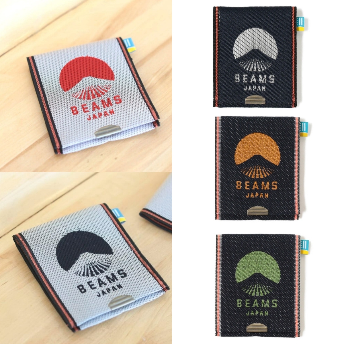 現貨┃日本製 高田織物 × BEAMS JAPAN 別注 翻式 榻榻米 卡夾 零錢包