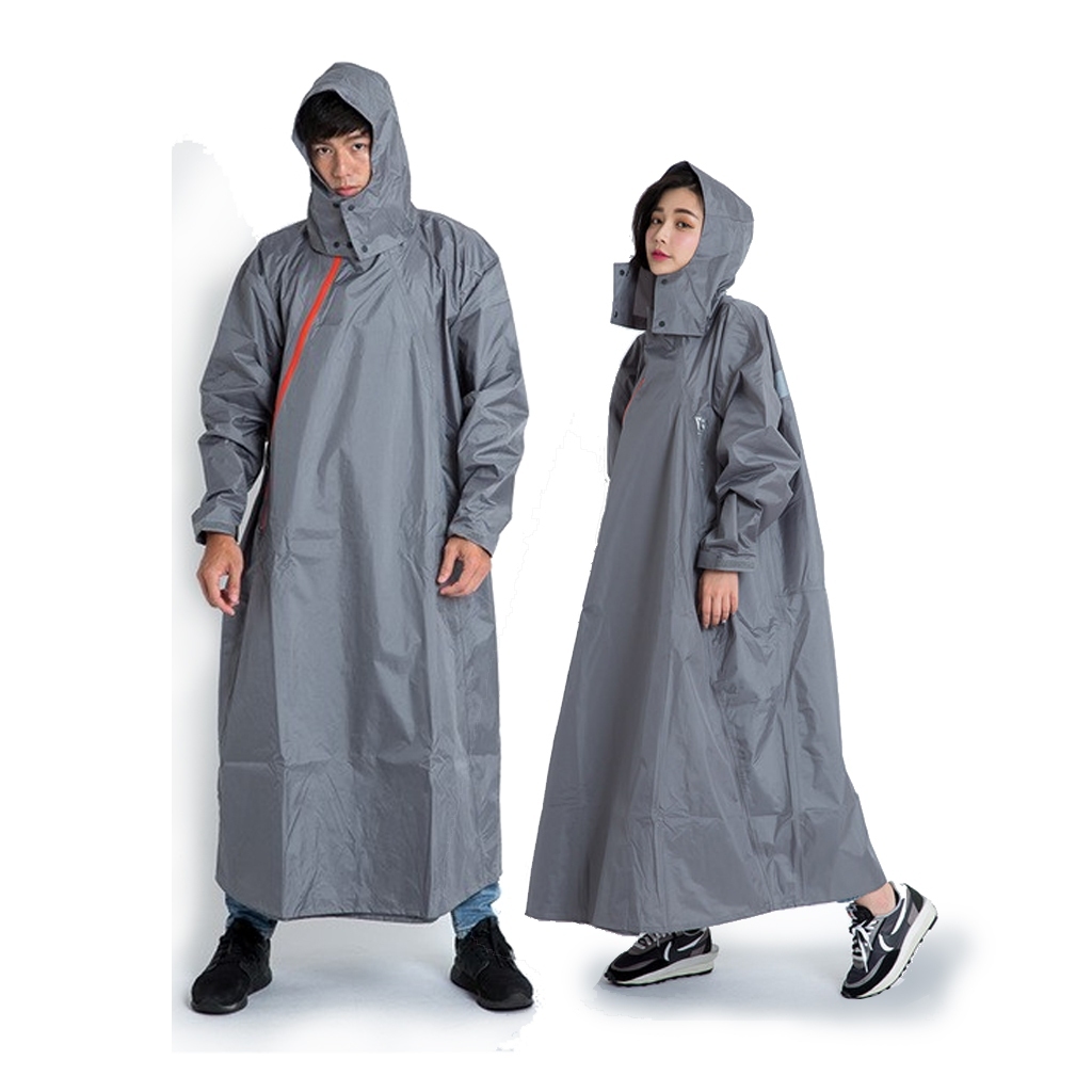 OutPerform 奧德蒙 去去雨水走 雙拉鍊斜開連身雨衣 YKK防水拉鍊 SGS無毒雨衣