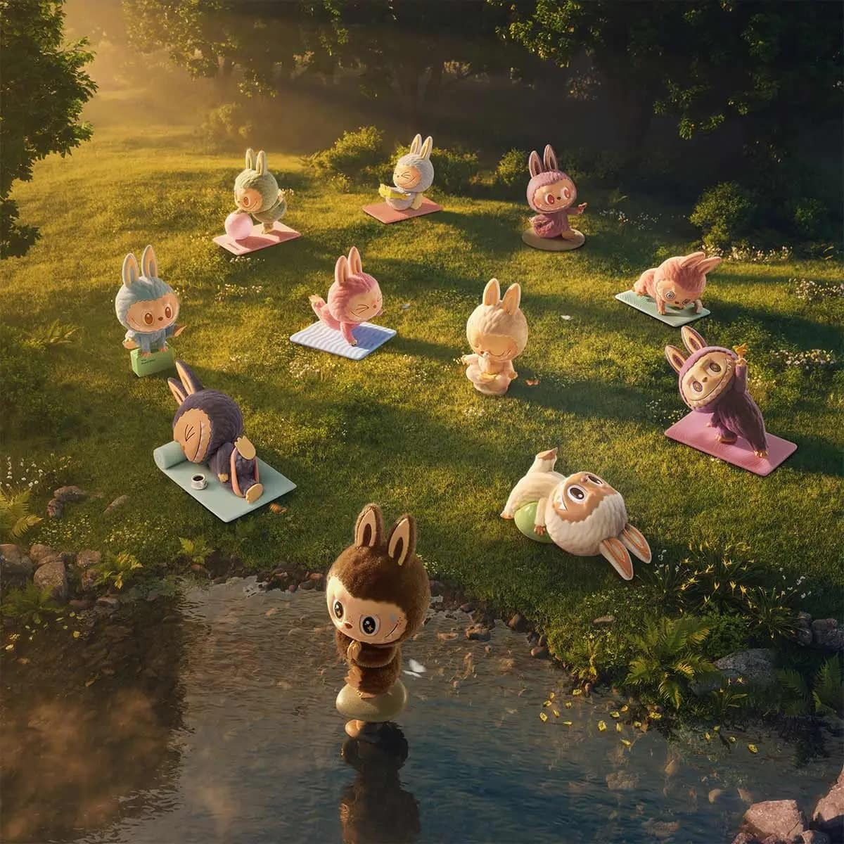 POP MART The Monsters “Lazy Yoga” 慵懶瑜伽系列