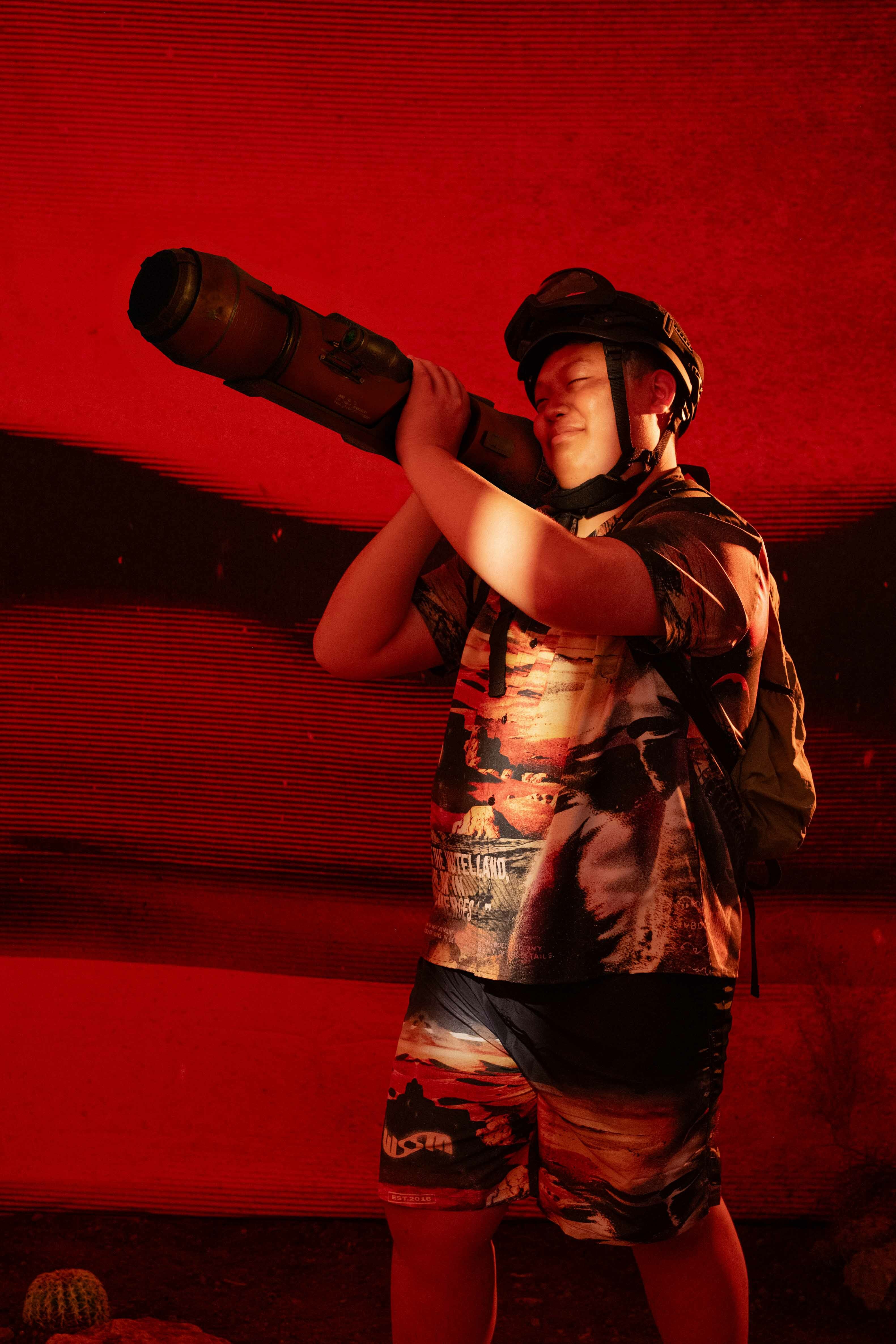 SIMON PUNK Project-001 末日 黃昏 古巴領 襯衫