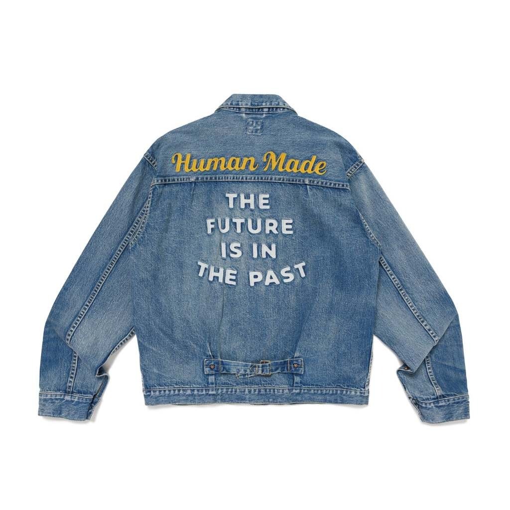 ジャケット・アウター HUMAN MADE x KAWS Made Denim Jacket #1 M HUMAN MADE x KAWS Made Denim Work Jacket 'Navy' XX26JK001