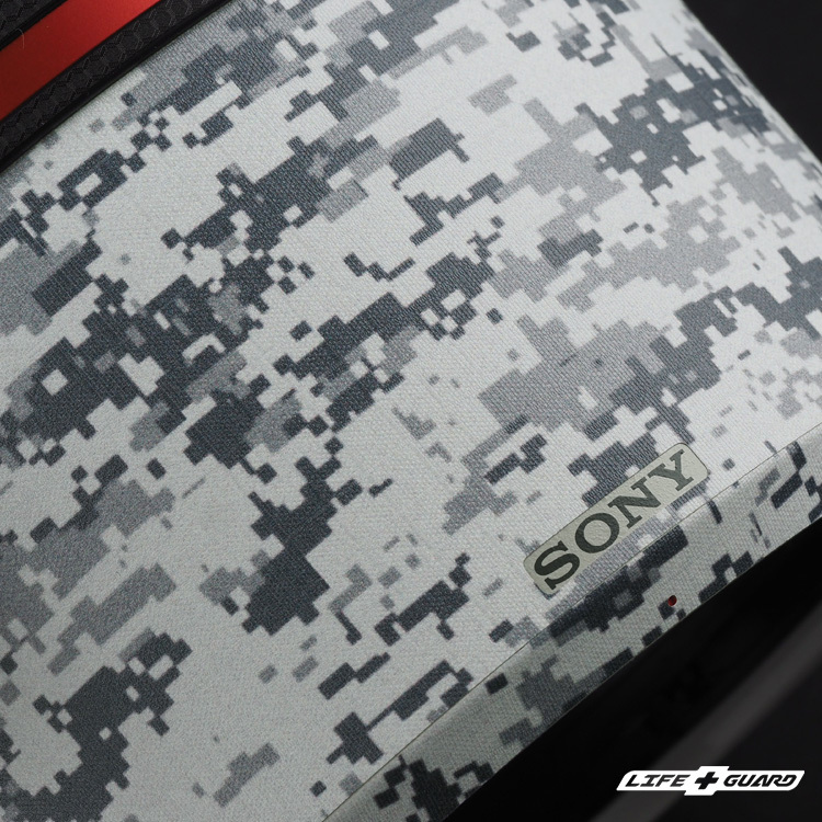 LIFE+GUARD 遮光罩貼膜質感特寫，LIFE+GUARD 設計風格