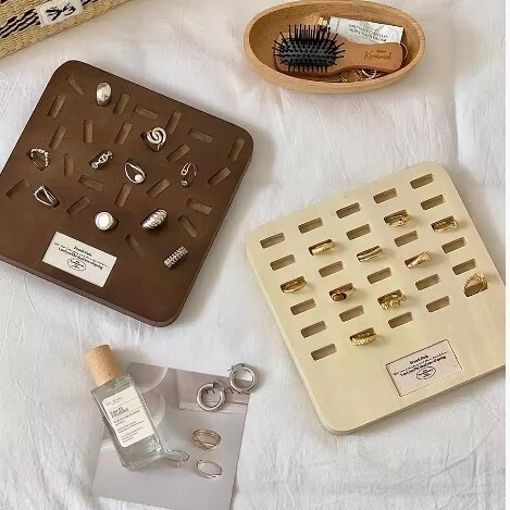 《4651》實木戒指/手鍊陳列展示盤