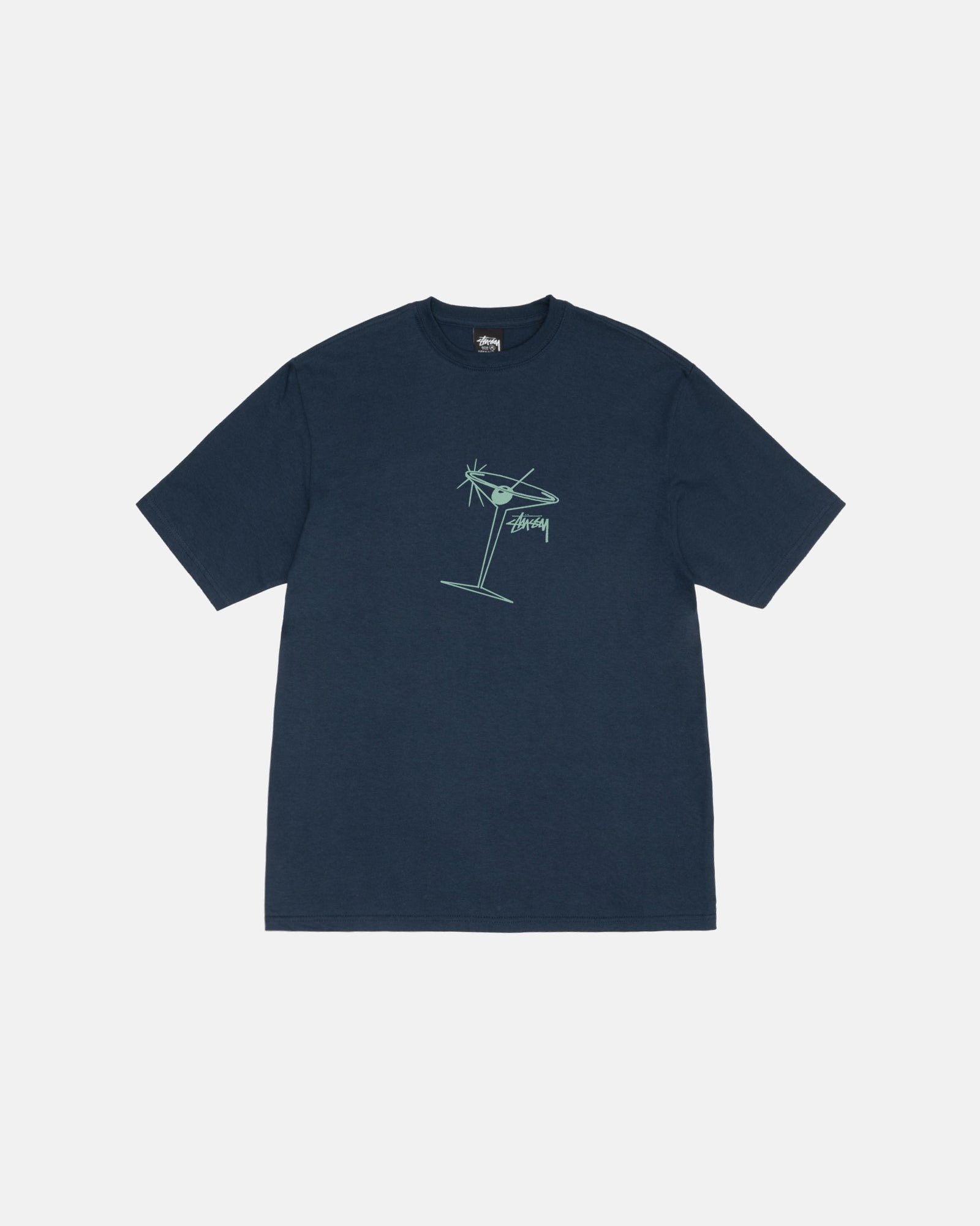 2024SS STUSSY MARTINI TEE 馬丁尼 琴酒 LOGO 短T 現貨 1905074