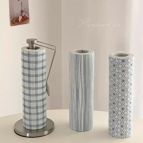 《4652》創意廚房不鏽鋼紙巾收納架