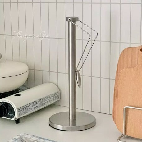 《4652》創意廚房不鏽鋼紙巾收納架