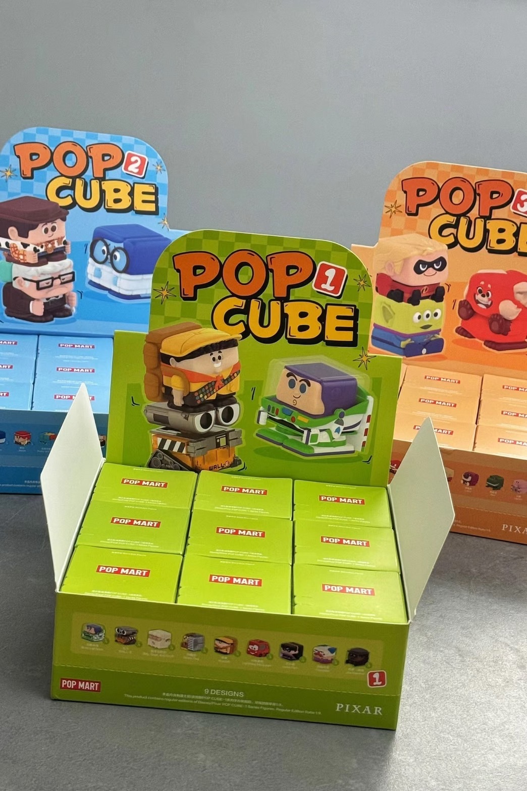 現貨 PIXAR 皮克斯 POP CUBE 疊疊樂 方臉 變形 盲盒 公仔
