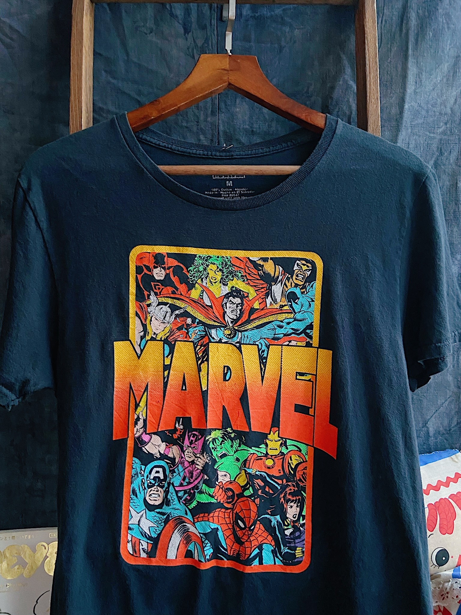 Vintage MARVEL T-shirt  / 漫威古著短踢