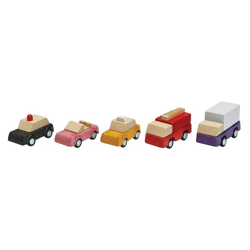 【樂森藥局】泰國 Plantoys 都市小車組