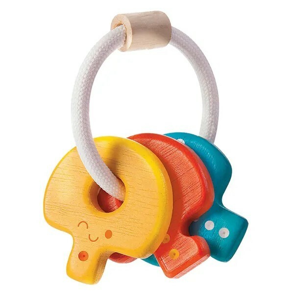 【樂森藥局】泰國Plantoys 原木感統玩具-我家的鑰匙5217
