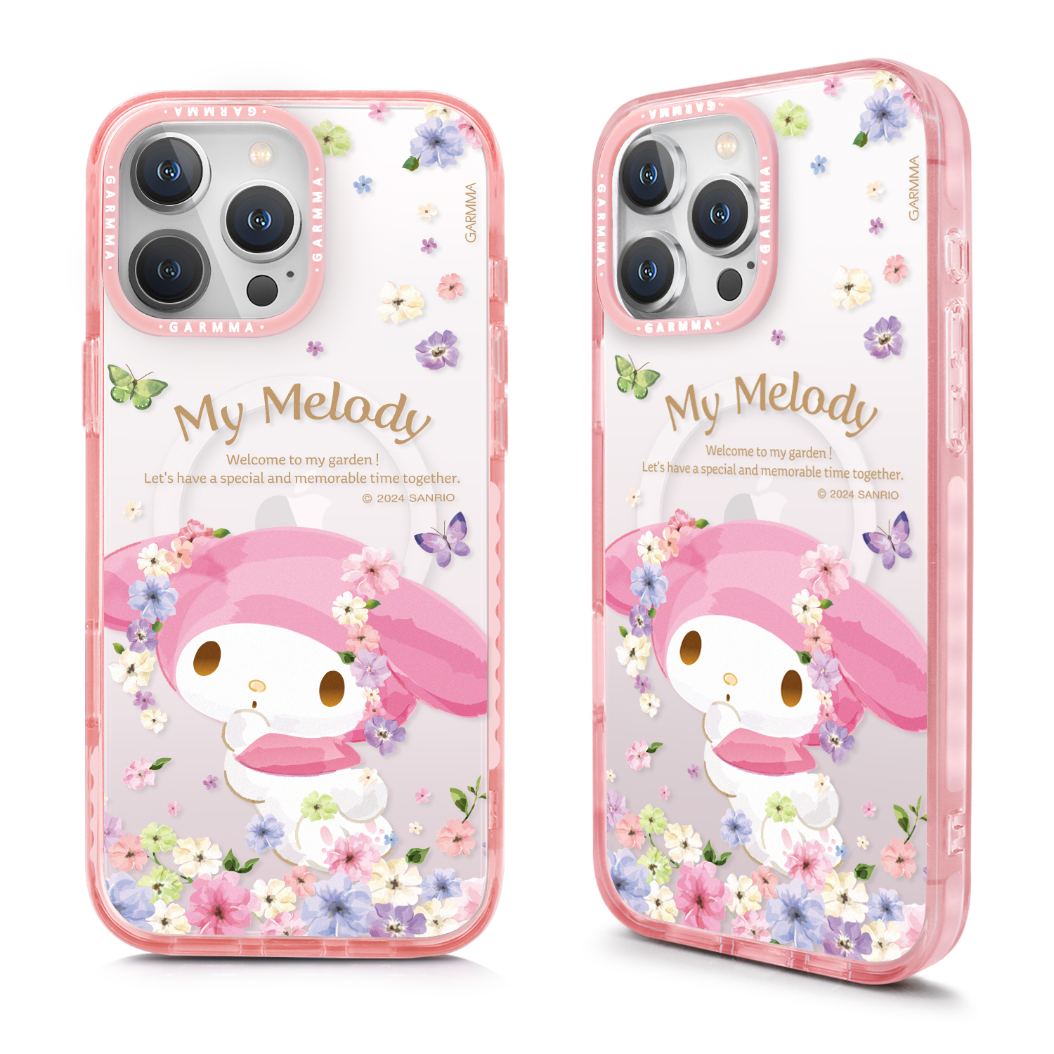 My Melody iPhone 16系列 磁吸款保護殼 祕密花園