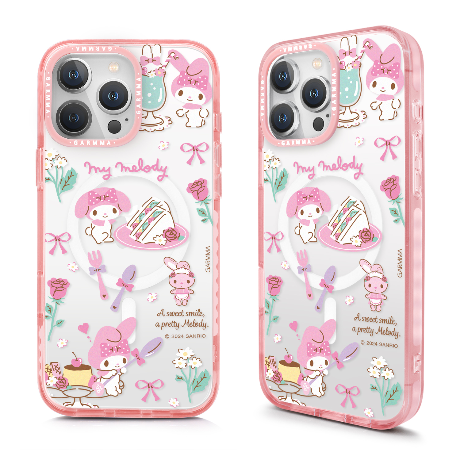 My Melody iPhone 16系列 磁吸款保護殼 午茶時光