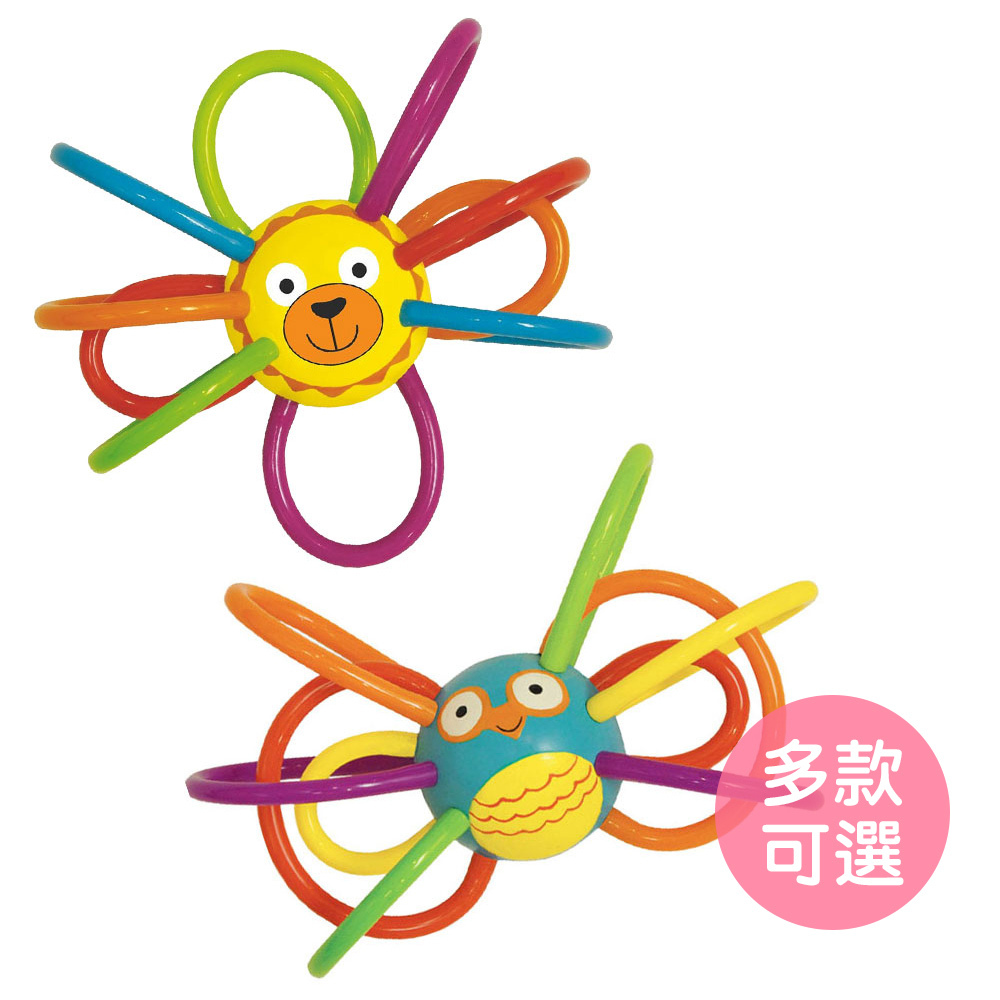 【美國Manhattan Toy】Winkel繽紛軟管固齒球