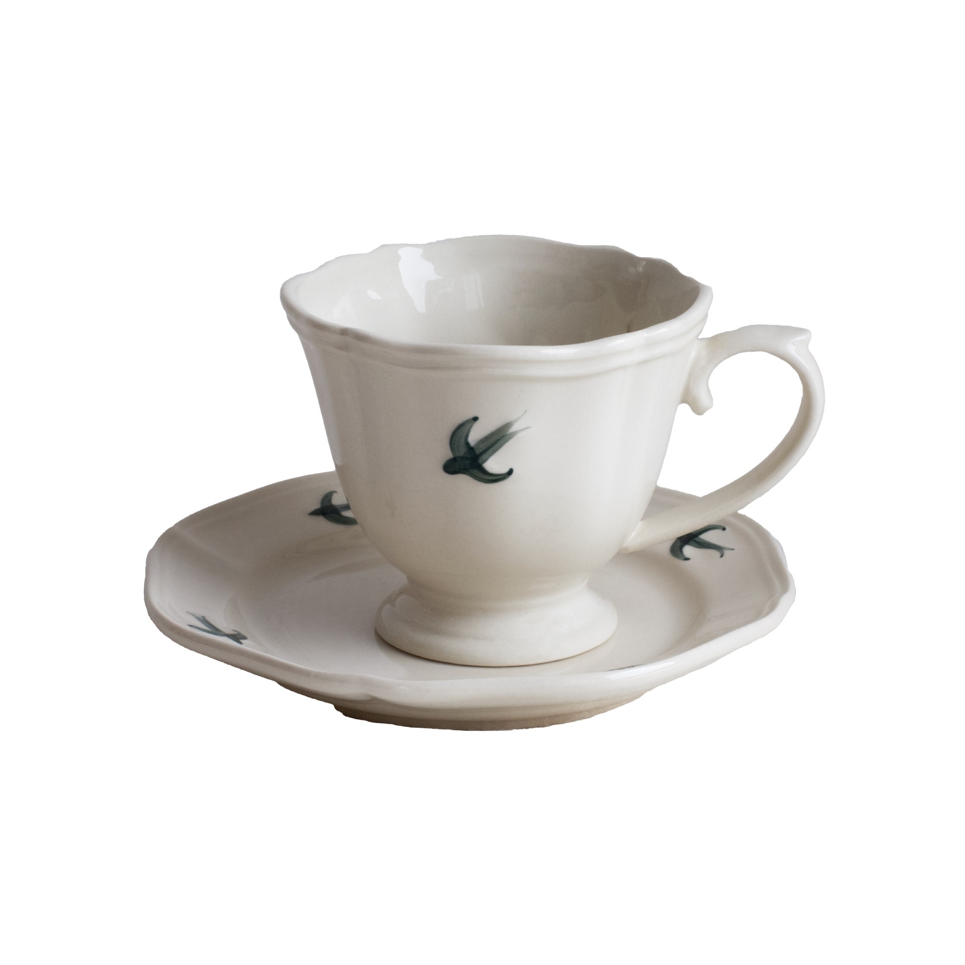 馬克杯碟組∣北歐飛鳥系列∣FOHO