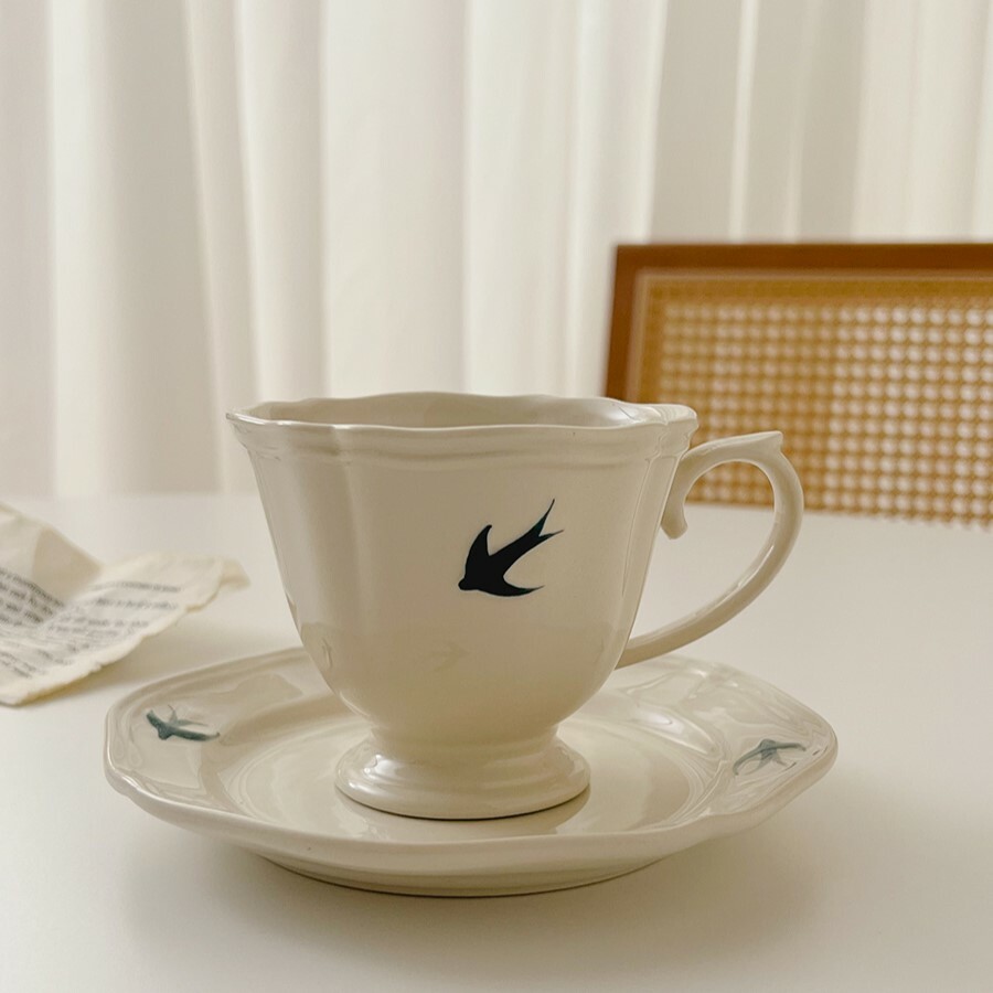 馬克杯碟組∣北歐飛鳥系列∣FOHO
