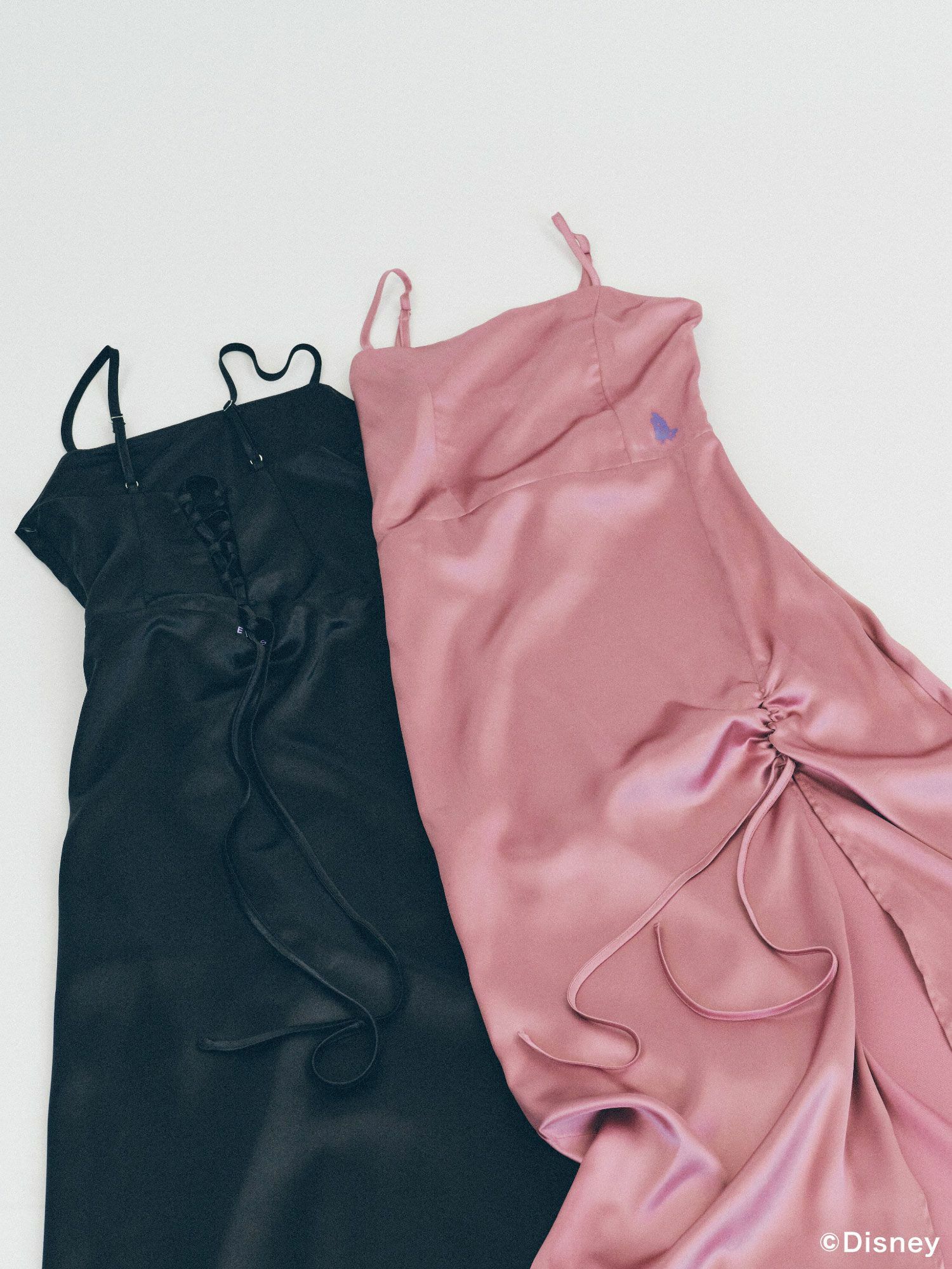 預購 - JP 長髮公主圖案緞面長One Piece