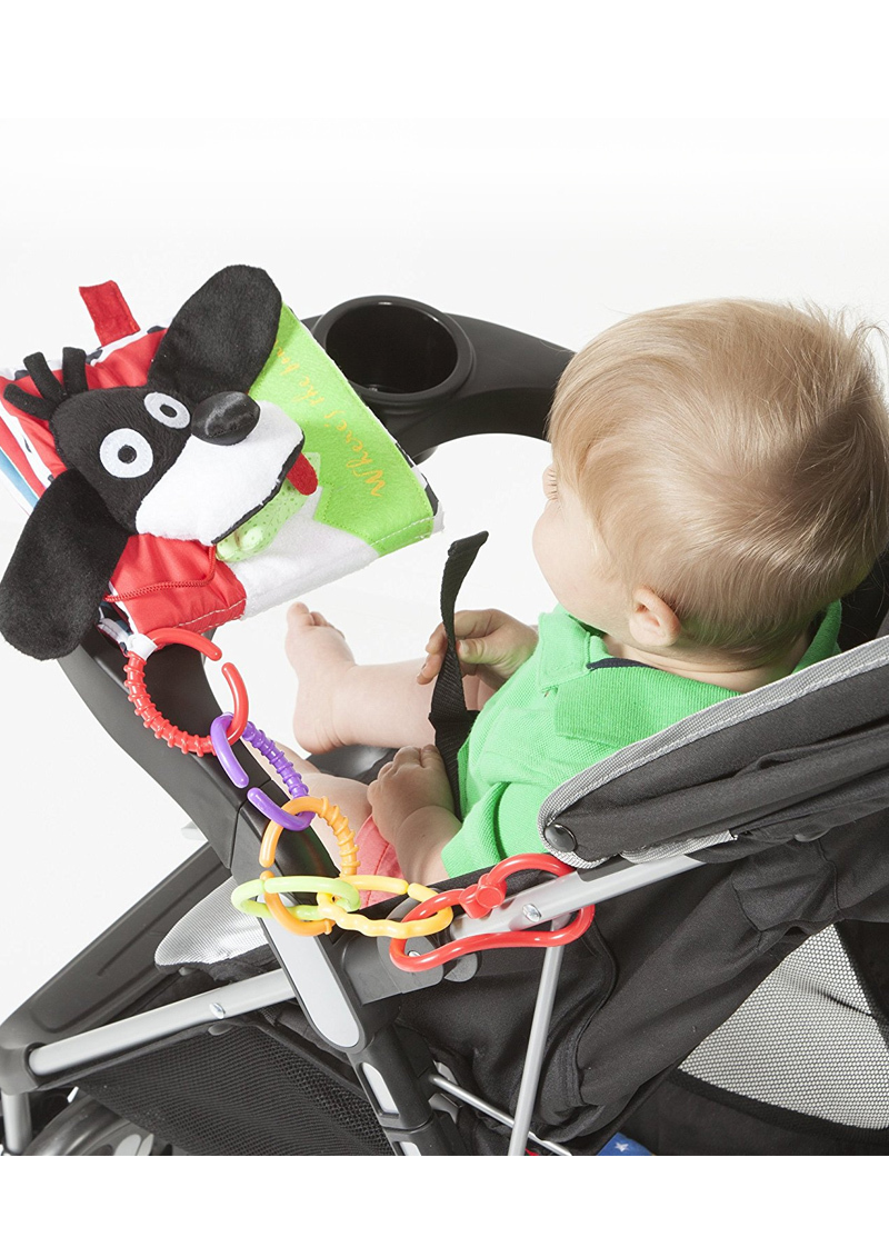 【美國Manhattan Toy】軟布書 觸摸書