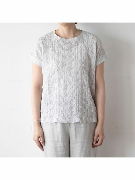 預購 - JP 褶褶蕾絲Top