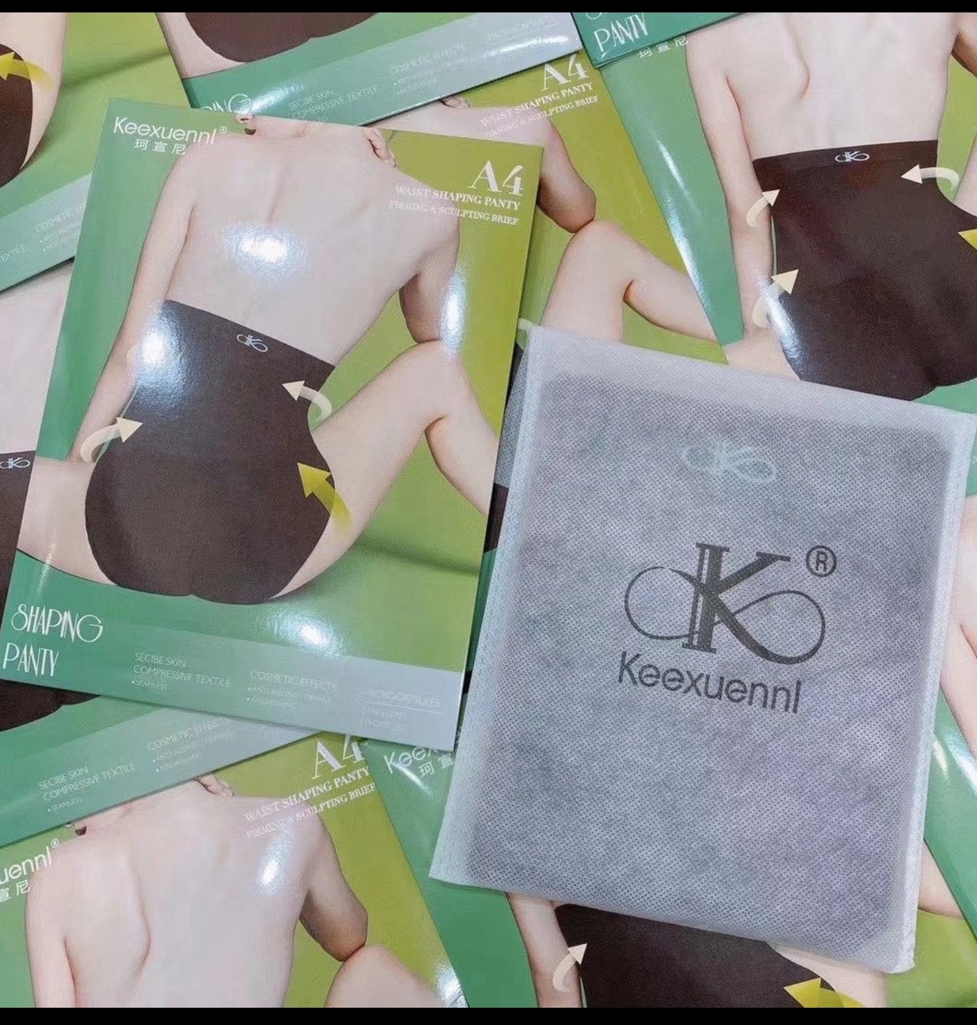c1123  Keexuennl燃脂修身A4束腹褲  $69/1 $135/2 $177/3
