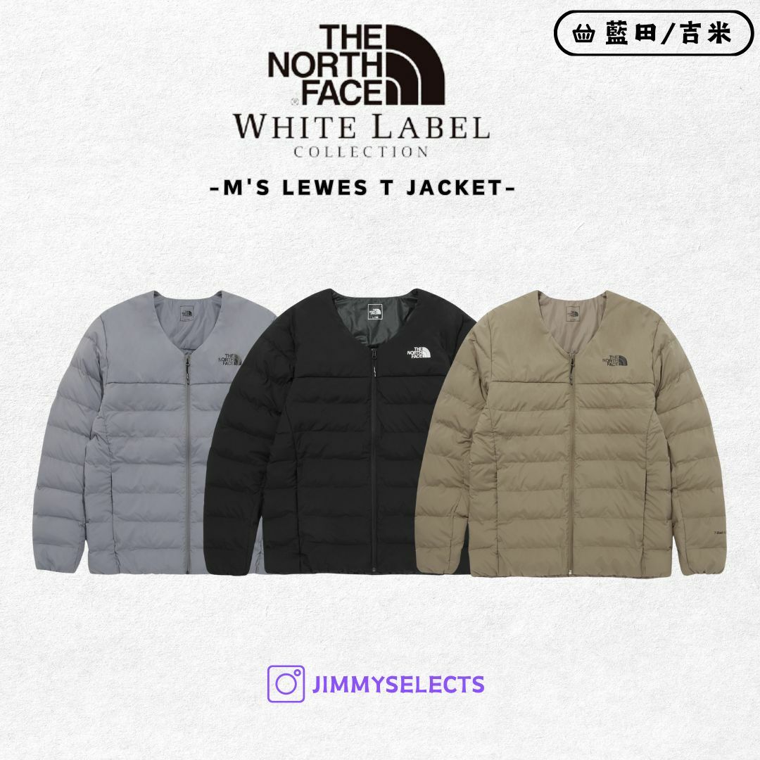 【代購】THE NORTH FACE 北臉 男 LEWES T 開襟 羽絨 外套  NJ3NQ58
