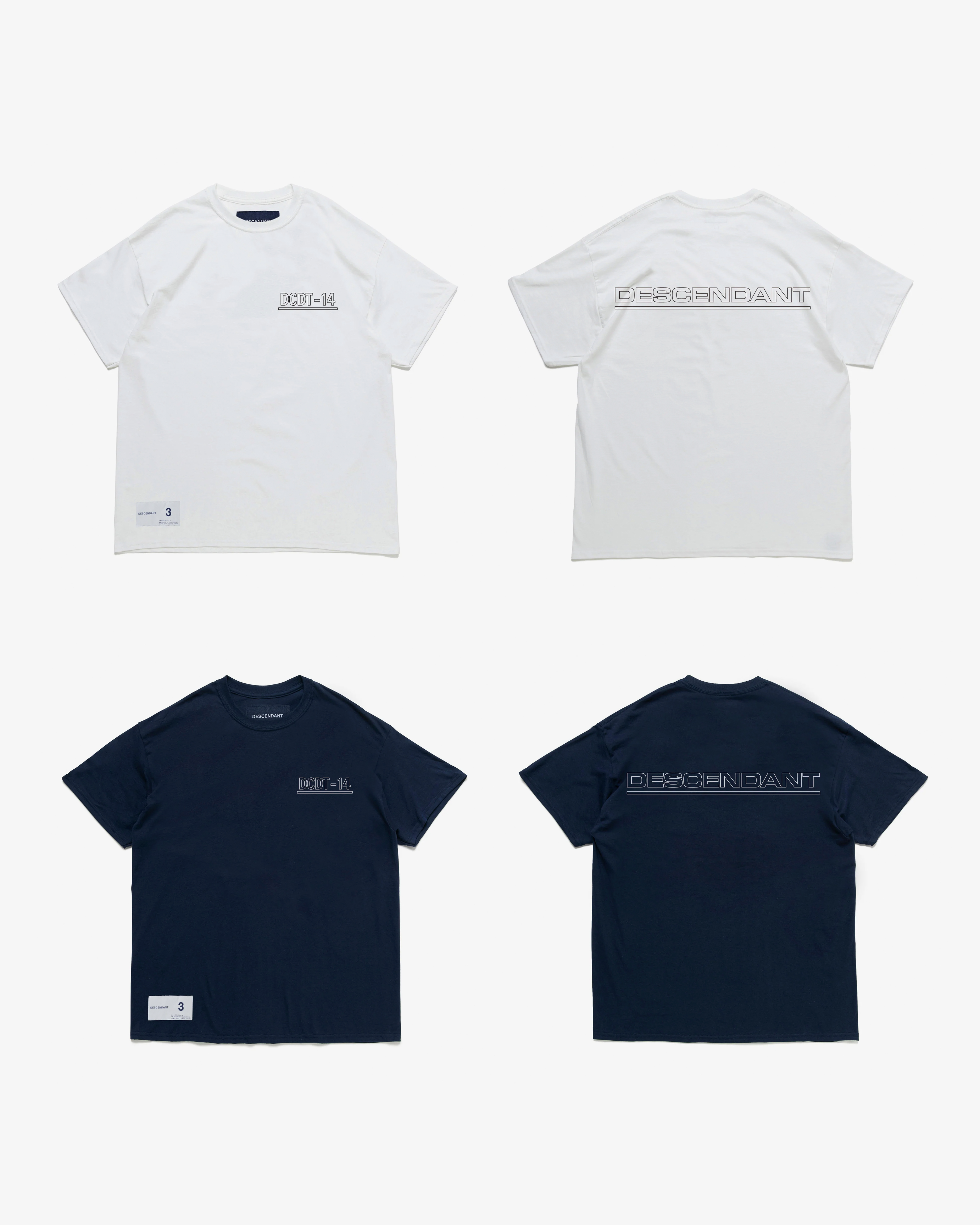 [現貨] DESCENDANT SS24 SHIP SS | (White / Navy)