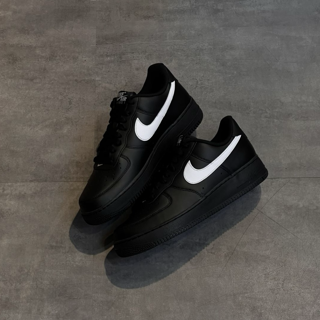 Nike Air Force 1 Low Black/White 黑底白勾 黑武士 小AMBUSH