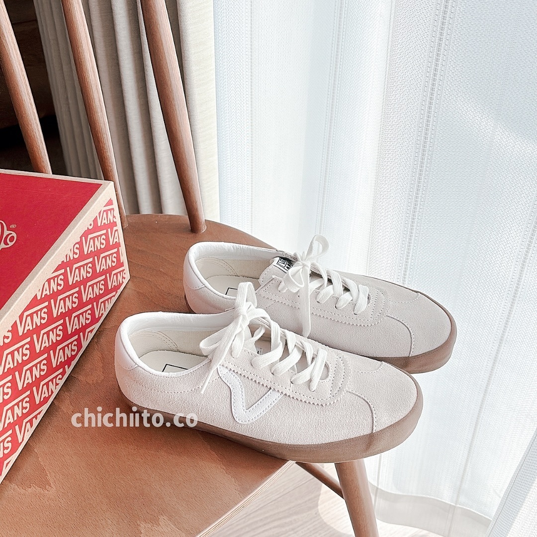 Vans sport low 米白焦糖