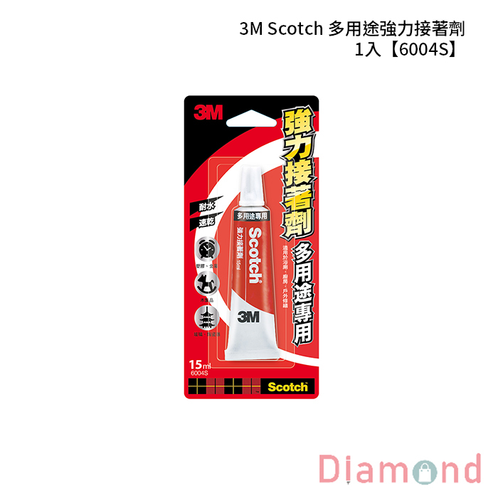 3M Scotch 多用途強力接著劑 1入 【6004S】