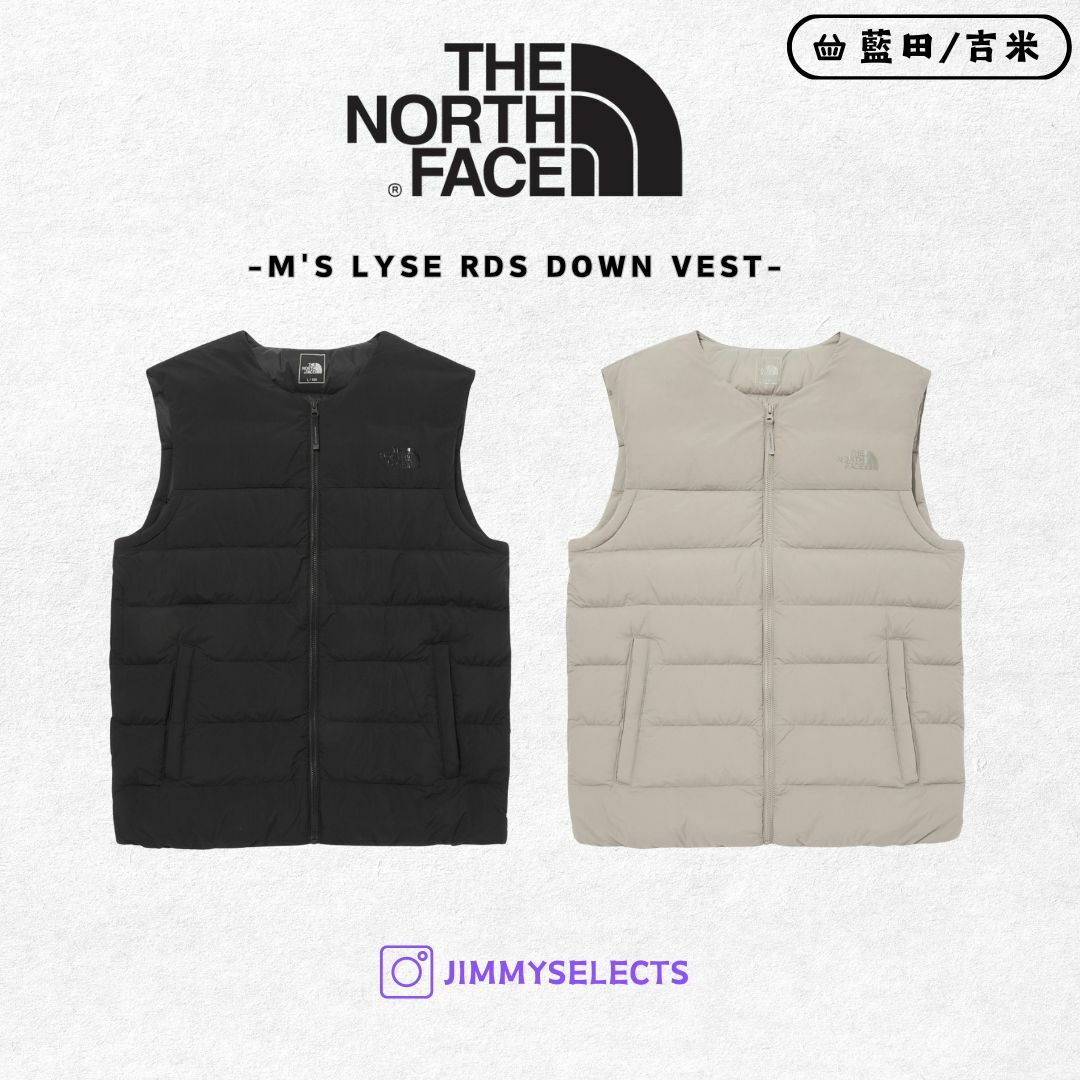 【代購】THE NORTH FACE 北臉 男 LYSE RDS 羽絨 背心 外套 NV1DQ53