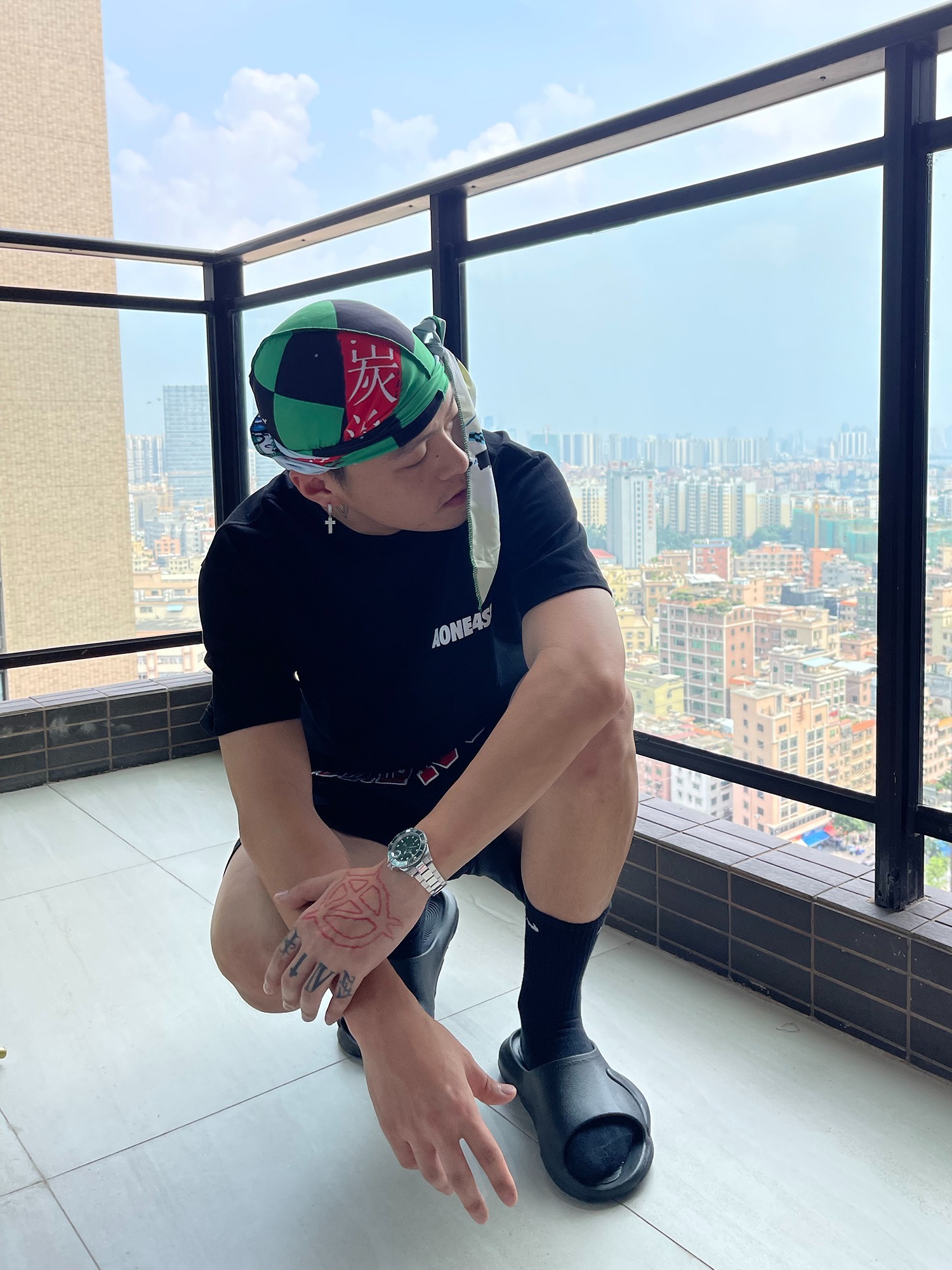 AONE4SURE鬼滅之刃 炭治郎 頭巾