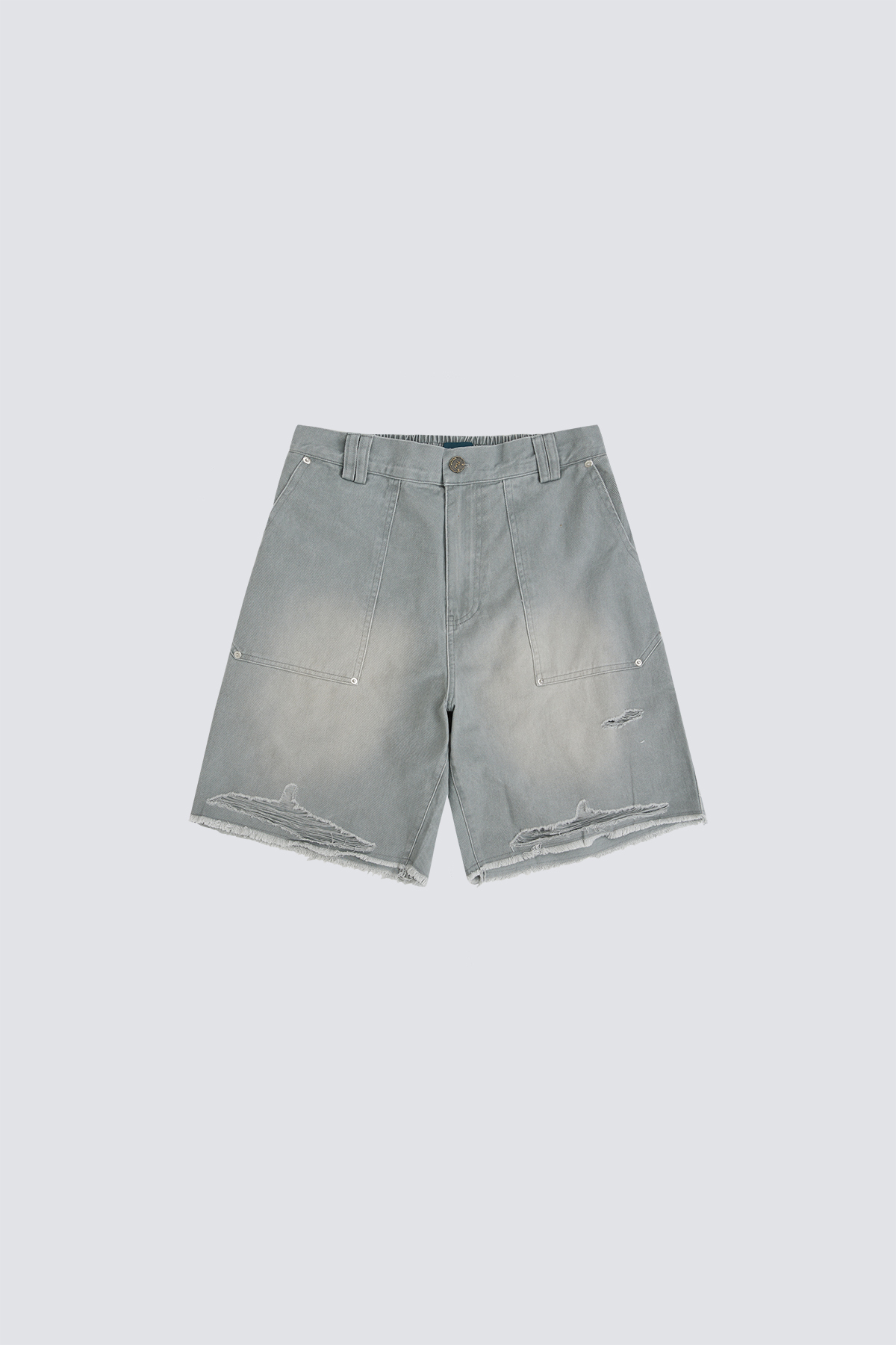 Heavy Washed & Ripped Jeans｜Blue｜Hong Kong Original Design