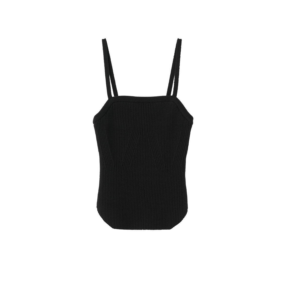 [GENERAL IDEA] ROUND CUT KNIT BUSTIER