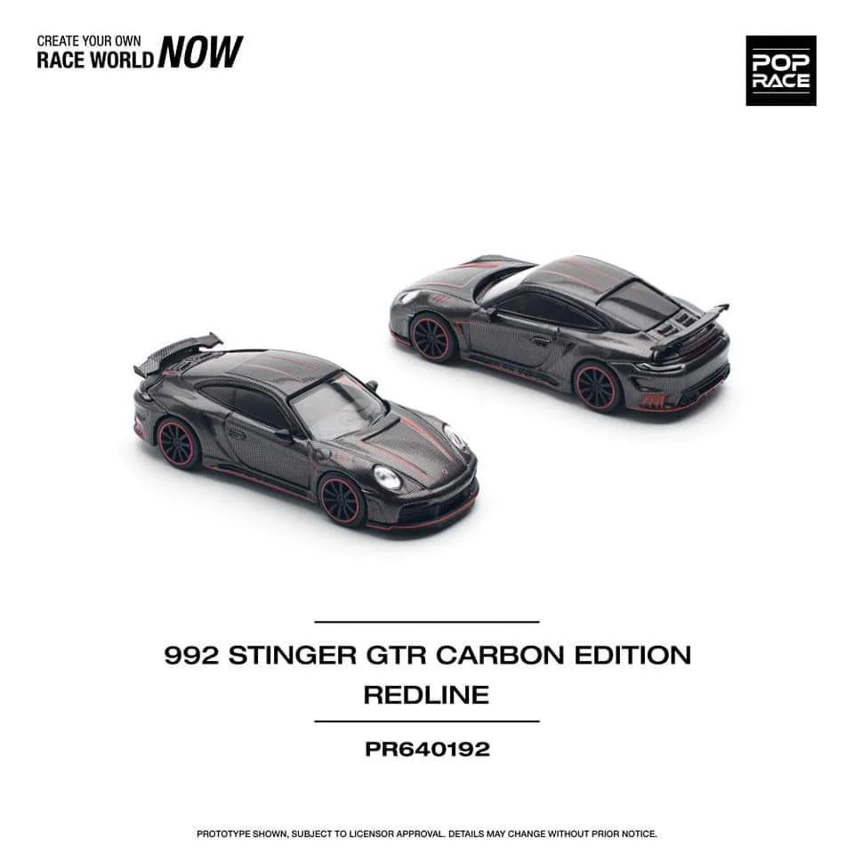 【預訂】Pop Race 992 Stinger GTR Carbon Edition Redline (PR640192)