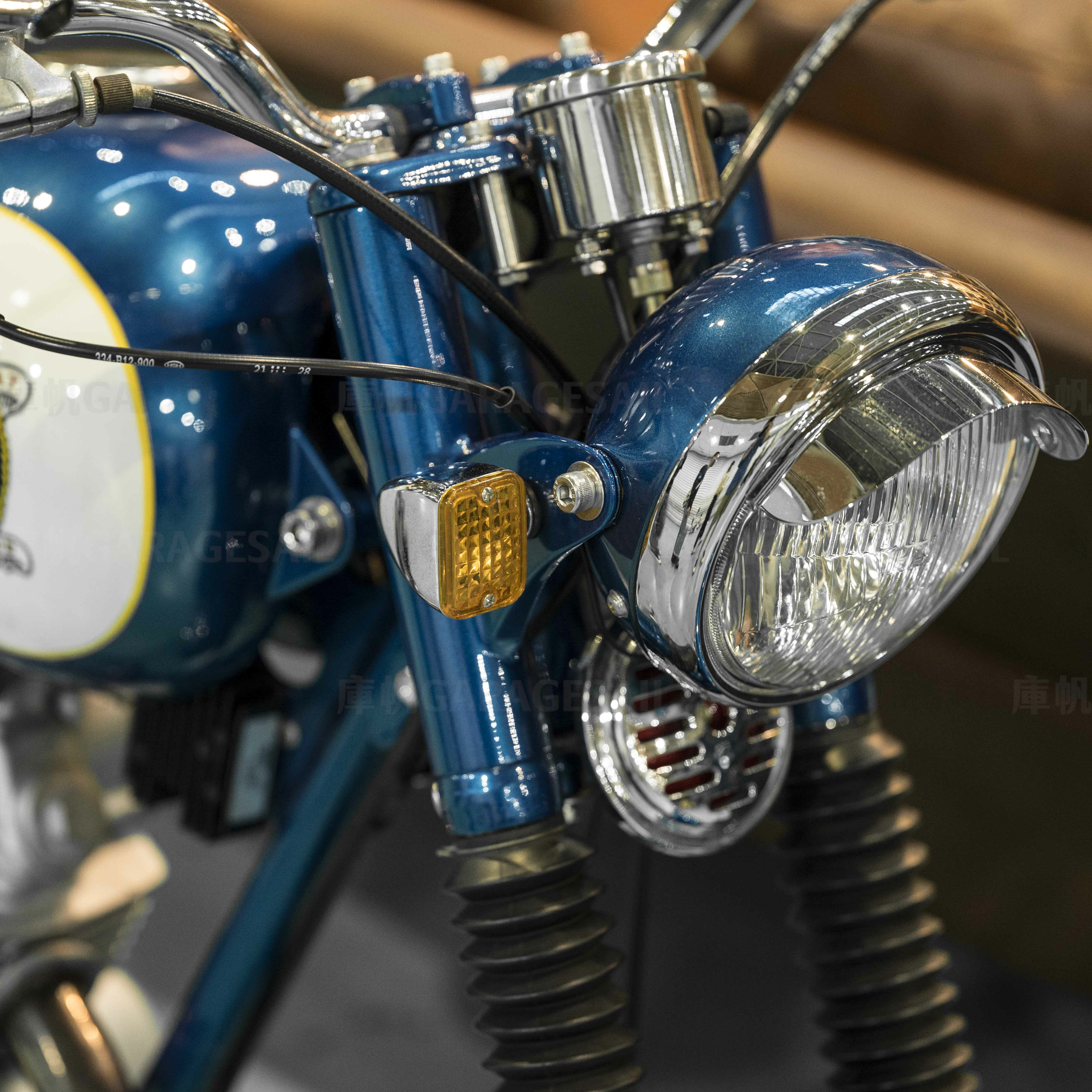 Drag 方向燈 小長方形 電鍍銀