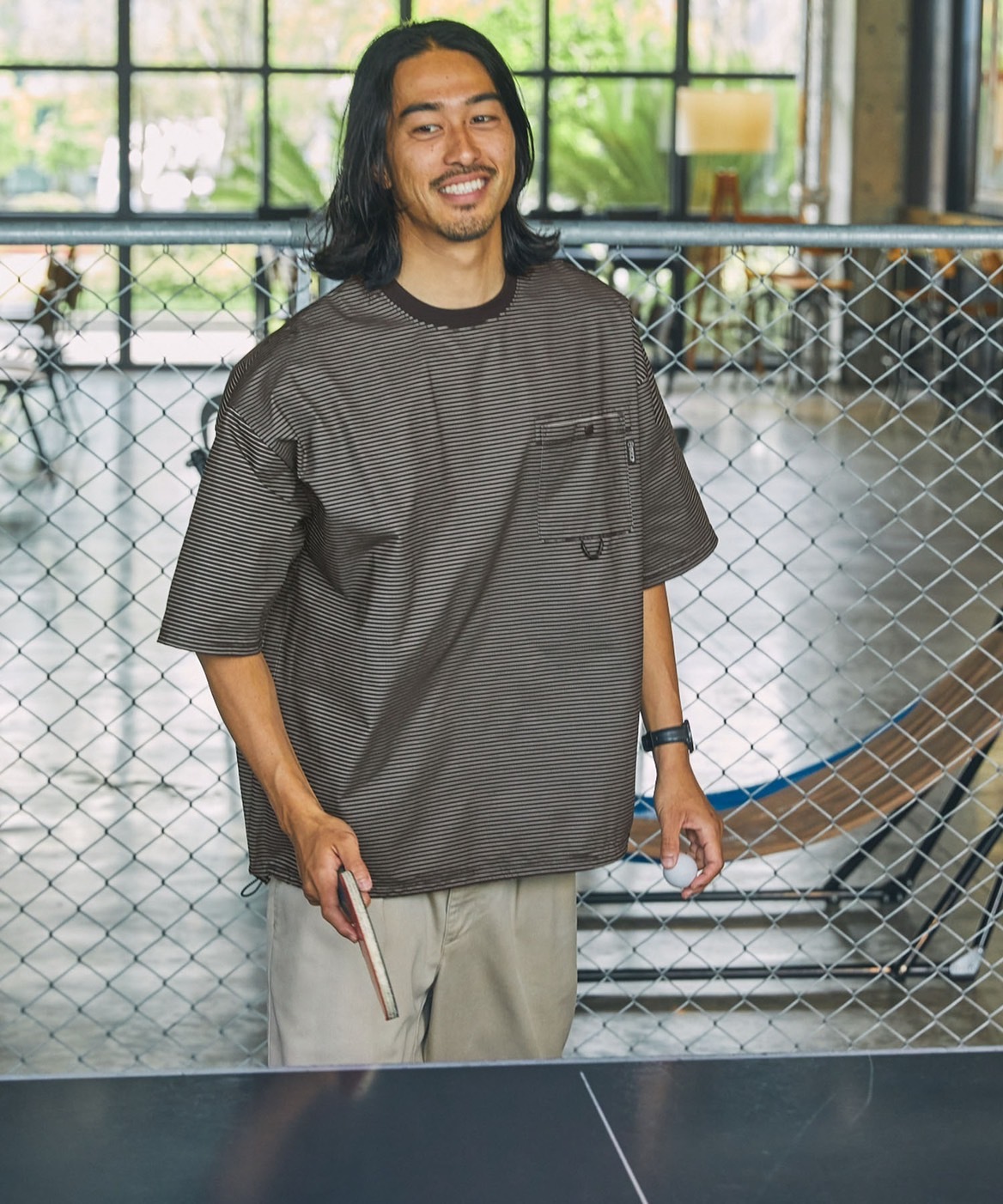 KTQ STORE ‧ THE CRAFT CREW PRODUCTS 抽繩寬鬆口袋短T