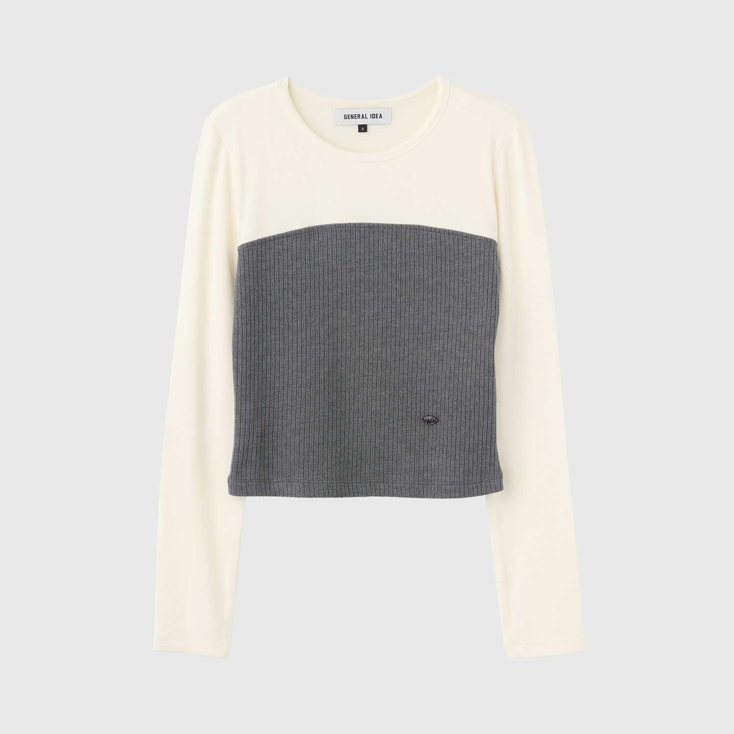 [GENERAL IDEA] BUSTIER LAYERED T-SHIRT