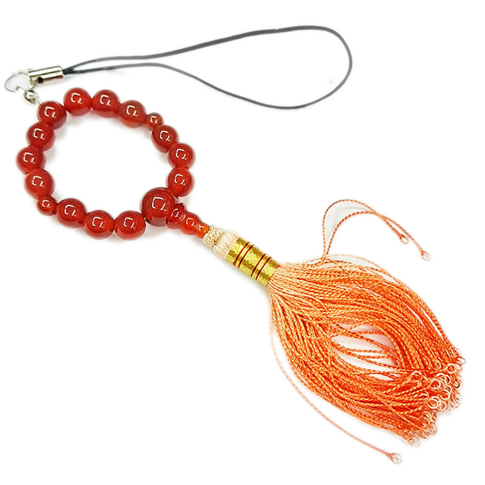 紅玉髓日式念珠(迷你)掛飾【十方】126247