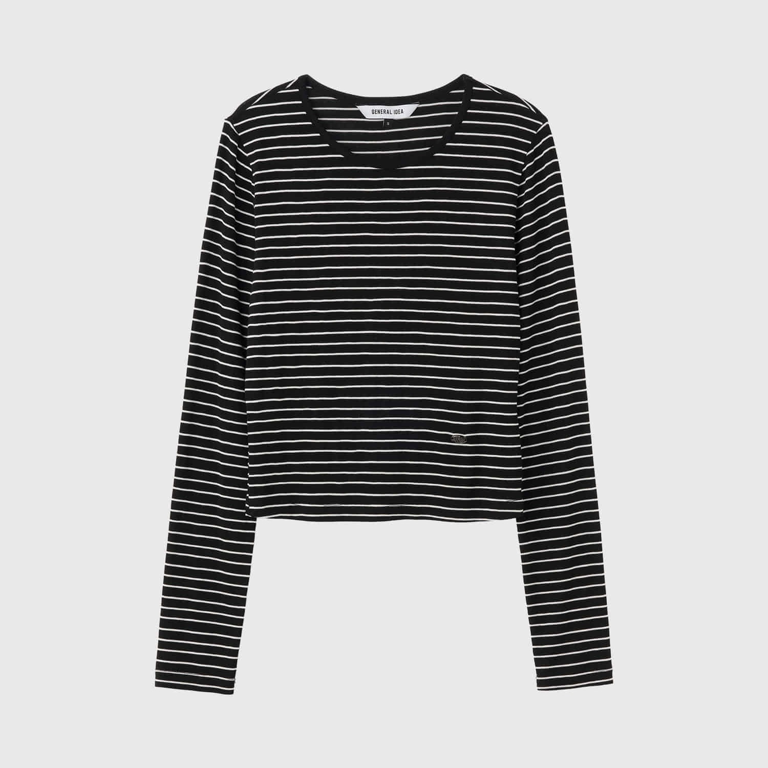 [GENERAL IDEA] STRIPE LONG SLEEVE T-SHIRT