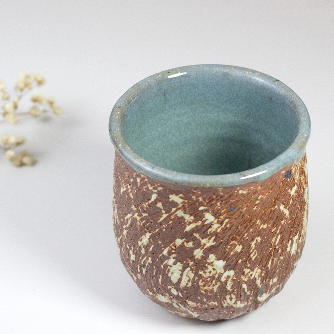 岩花銅紋主人杯