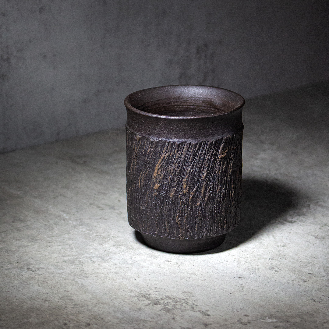 古韻竹段紋理主人杯