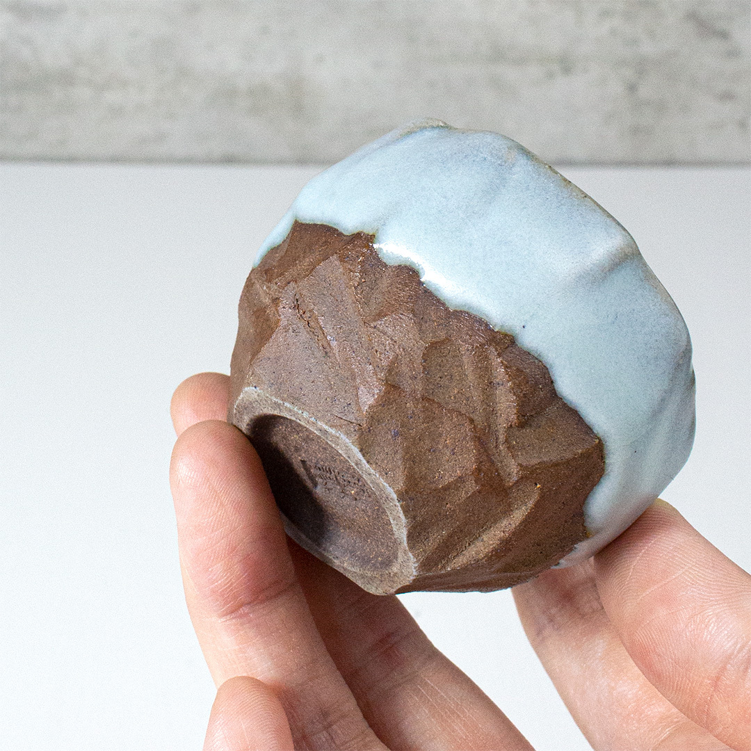 青悠岩韻半釉圓融杯