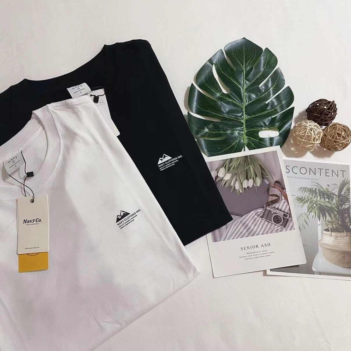 🇹🇼台灣代購款 CACO x NAVY BACK PRINT TEE