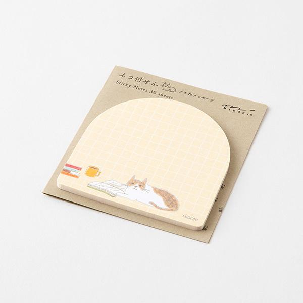 書與貓 療癒系列 30枚便利貼 ｜日本MIDORI